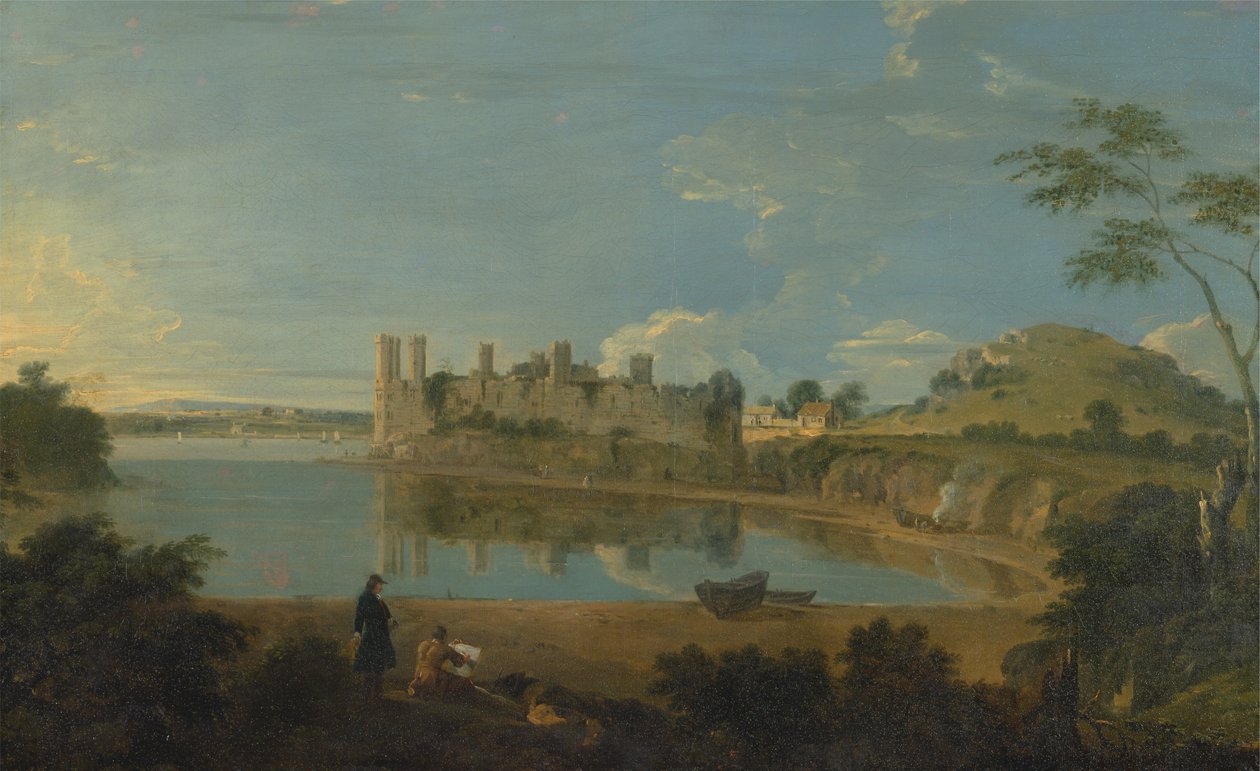 Caernarvon Slot af Richard Wilson