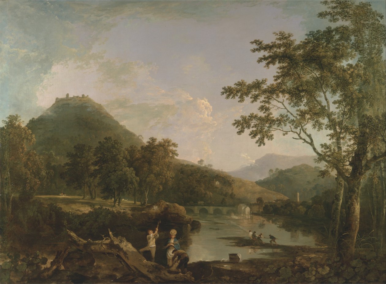 Dinas Klid fra Llangollen af Richard Wilson