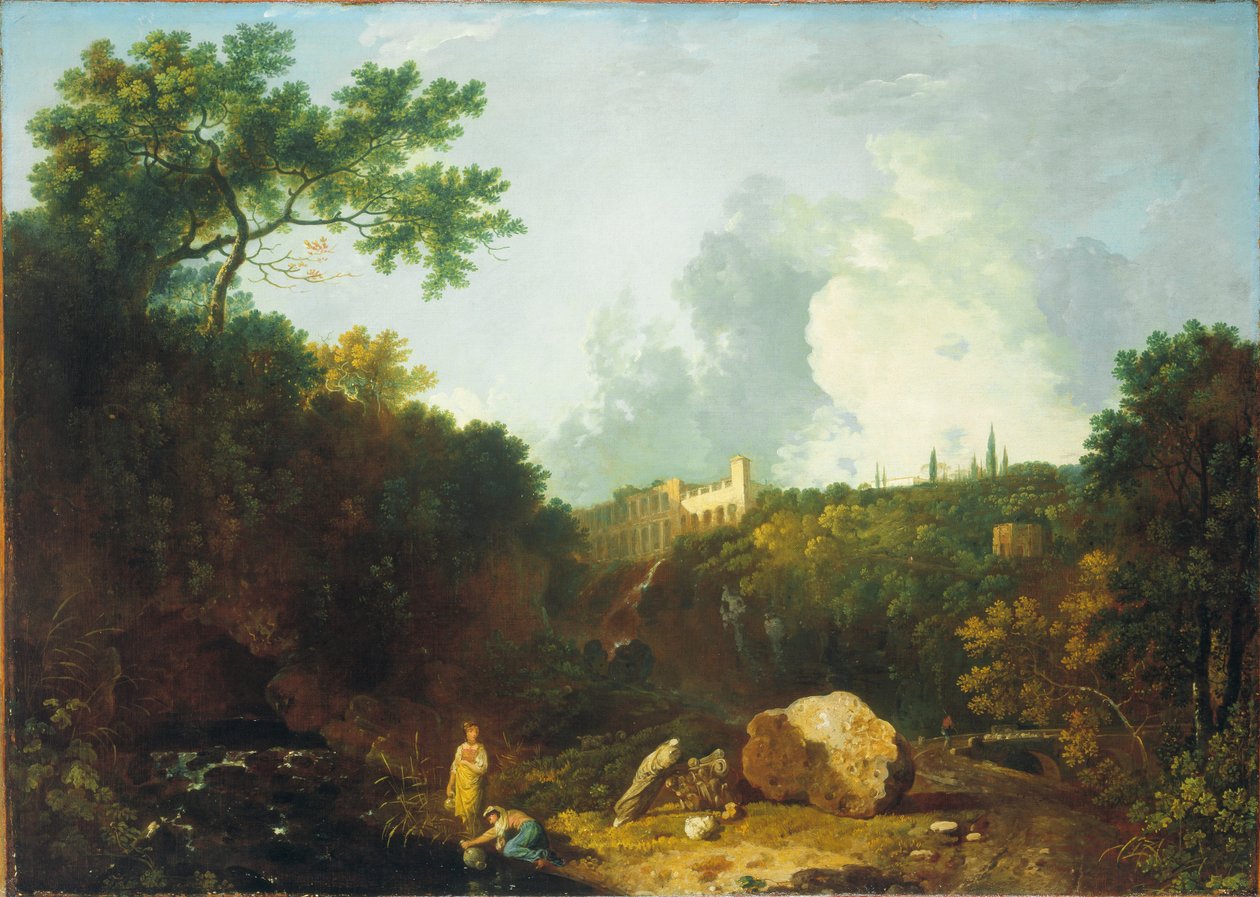 Fjernudsigt over Maecenas Villa, Tivoli af Richard Wilson