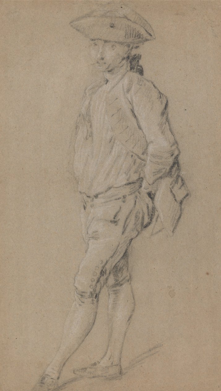 Studie i fuld længde af en ung mand af Richard Wilson