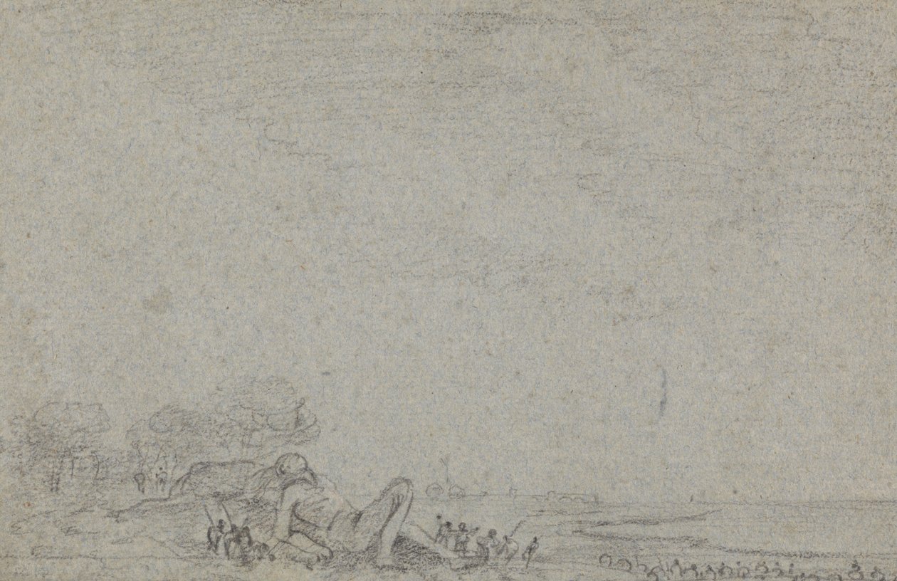 Gulliver bundet af lilliputianerne af Richard Wilson