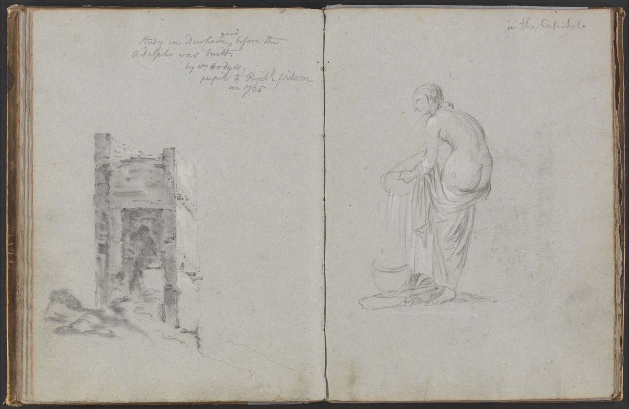 Italiensk skitsebog af Richard Wilson