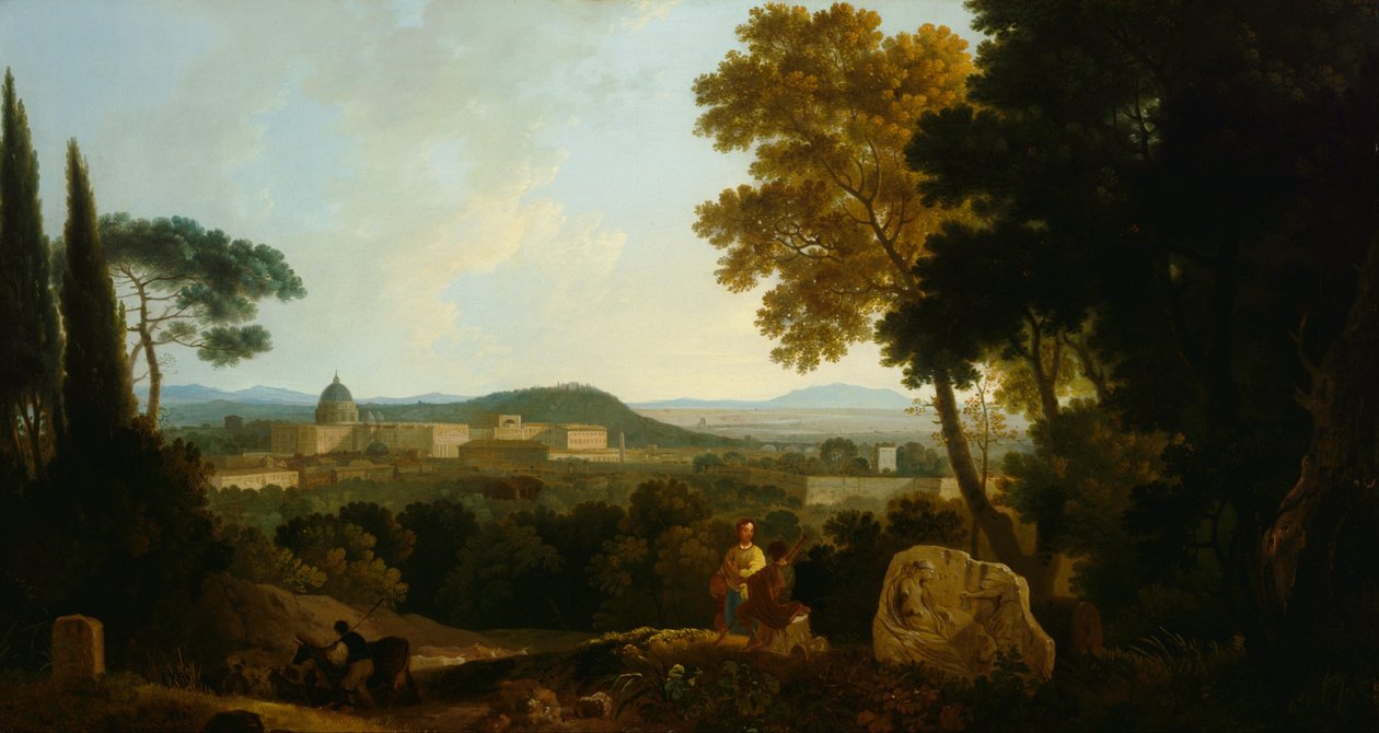 Sankt Peters og Vatikanet fra Janiculum, Rom af Richard Wilson