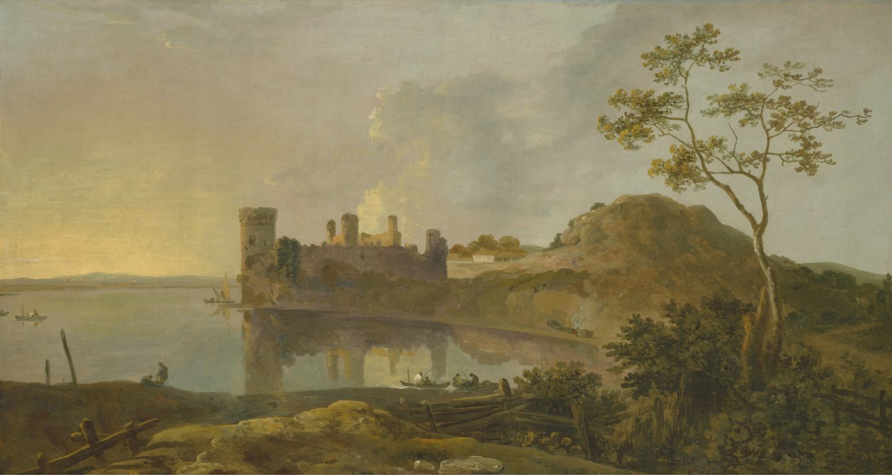 Sommeraften (Caernarvon Castle) af Richard Wilson