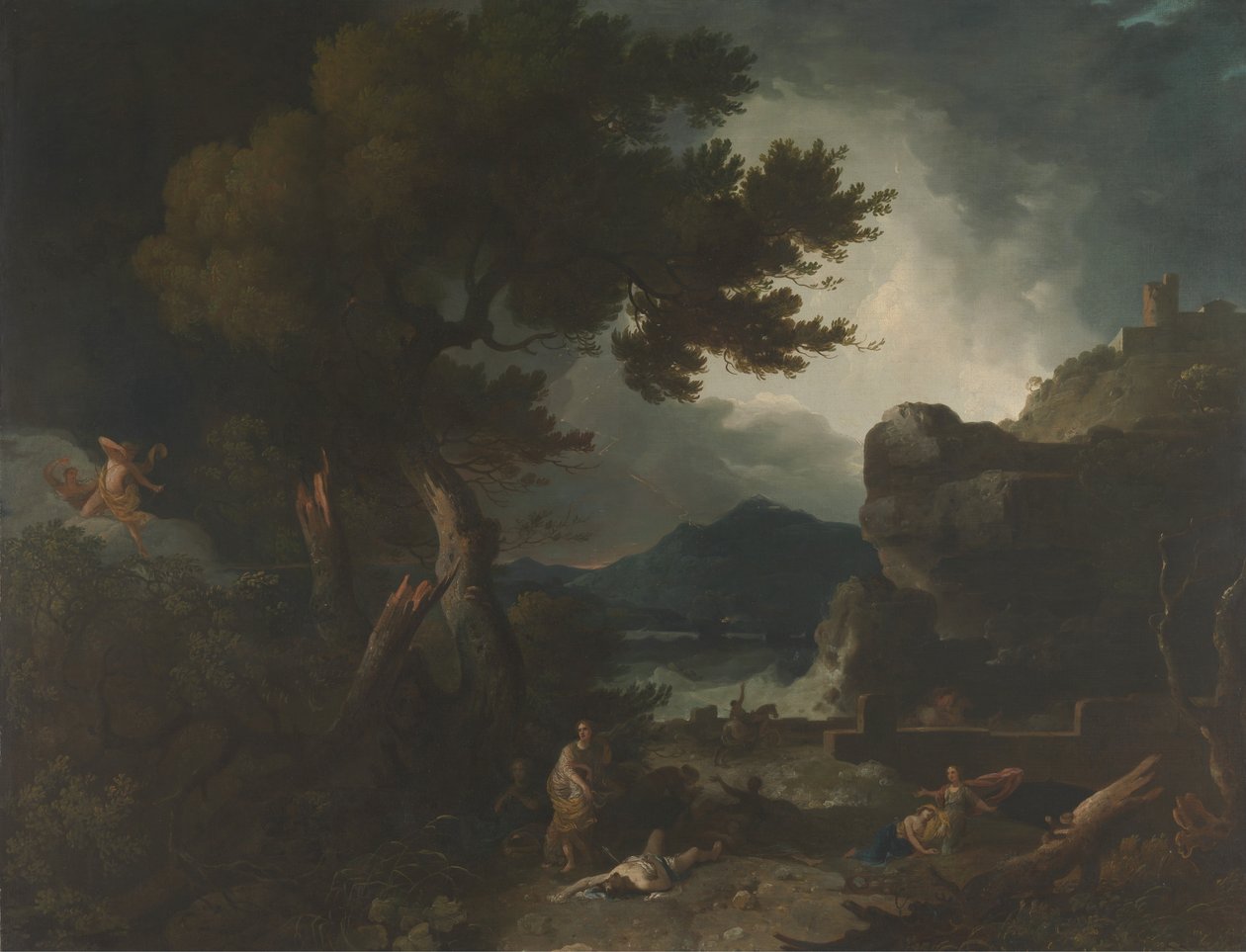 Ødelæggelsen af Niobes -børn af Richard Wilson