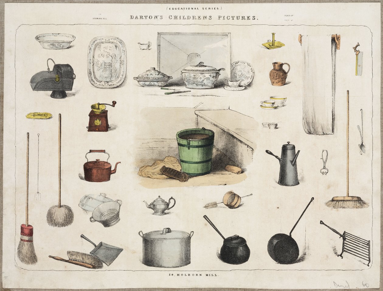 Husholdningsredskaber, ca. 1870-1900 af John Pardon
