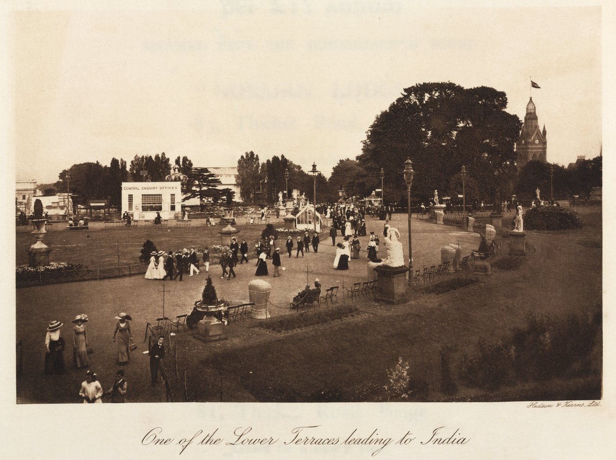Folk slapper af i Crystal Palace Park, Sydenham af John Pardon
