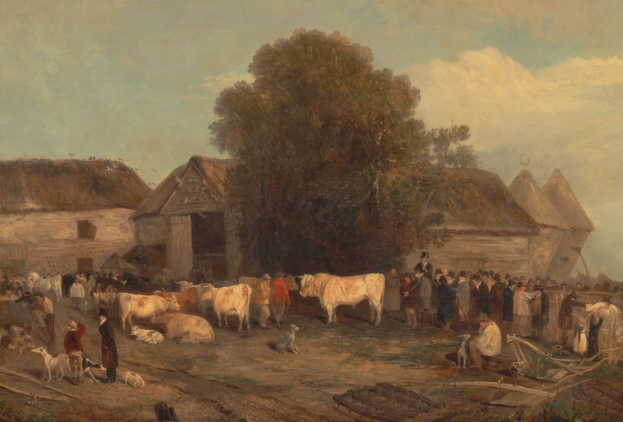 Gårdsalget af Richard Barrett Davis