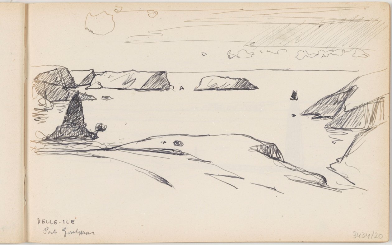 Belle-Île-en-Mer, Port Goulphar af Richard Baseleer
