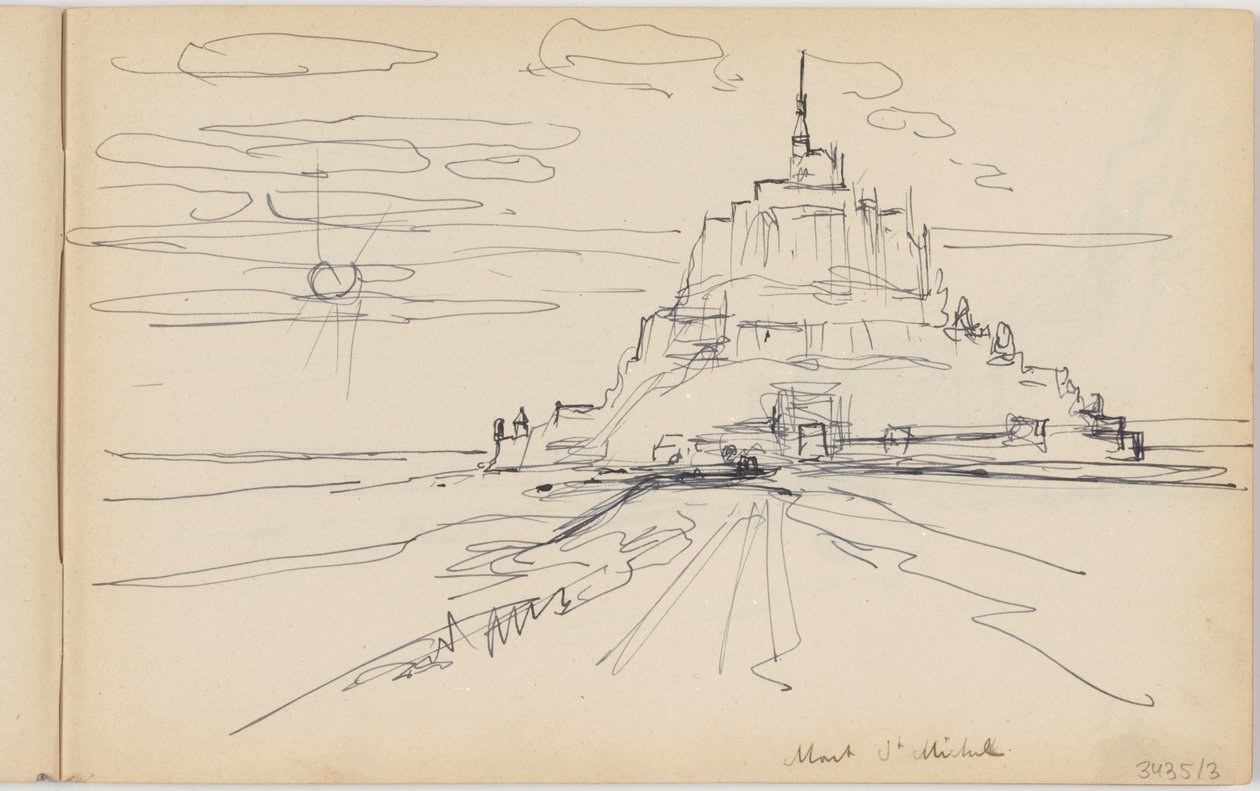 Mont Saint-Michel af Richard Baseleer
