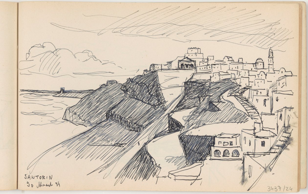 Santorini af Richard Baseleer