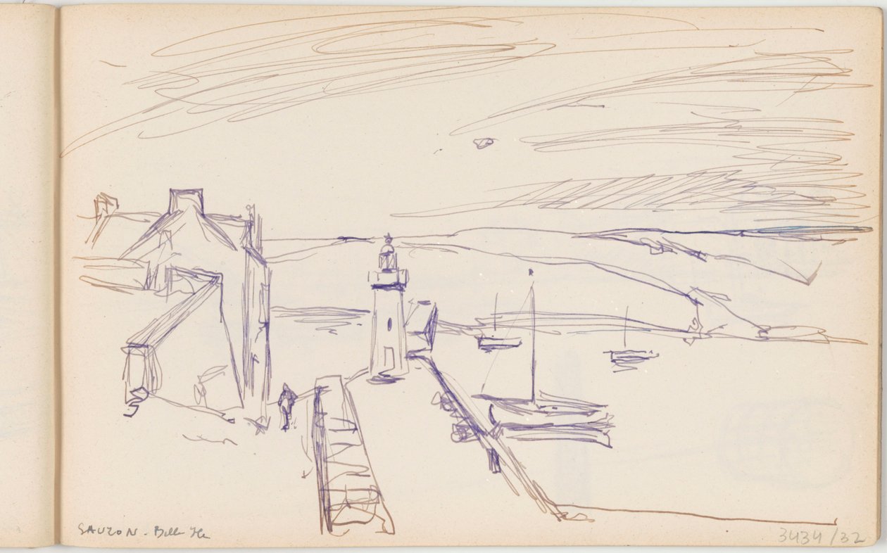 Sauzon, Belle-Île-en-Mer af Richard Baseleer