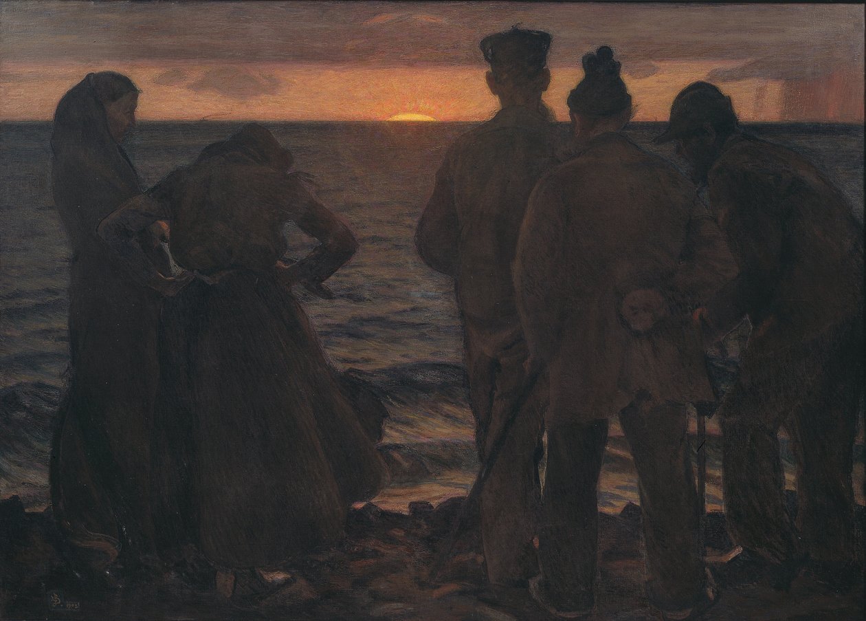 De gamle ved stranden af Richard Bergh