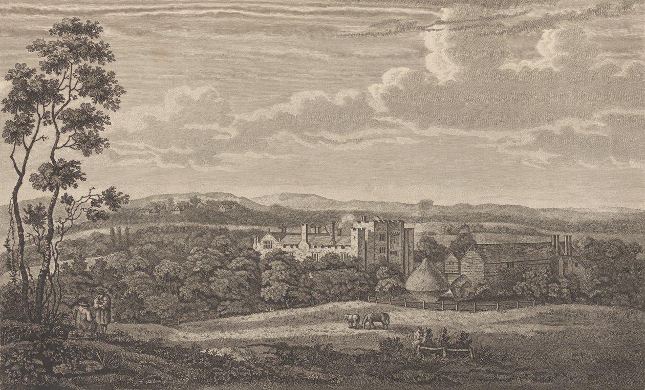 Hever Castle i County of Kent, fra Edward Hasted