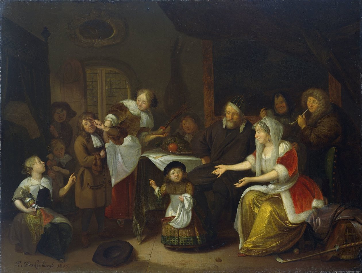 Sankt Nikolas-festen af Richard Brakenburg