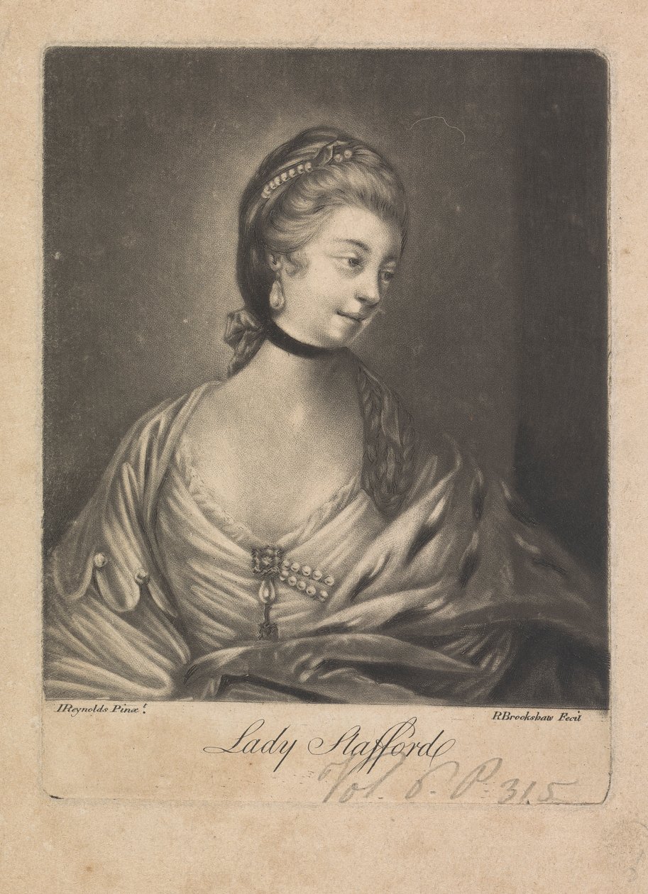 Lady Anne Wentworth, grevinde af Strafford af Richard Brookshaw