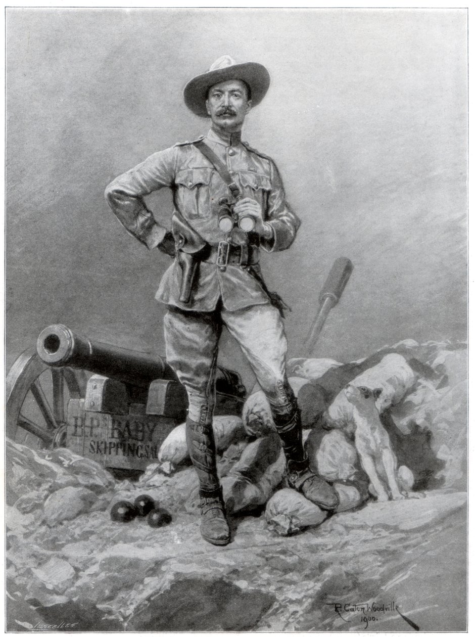 Generalmajor Robert Baden Powell 1857-1941, 1900. af Richard Caton II Woodville