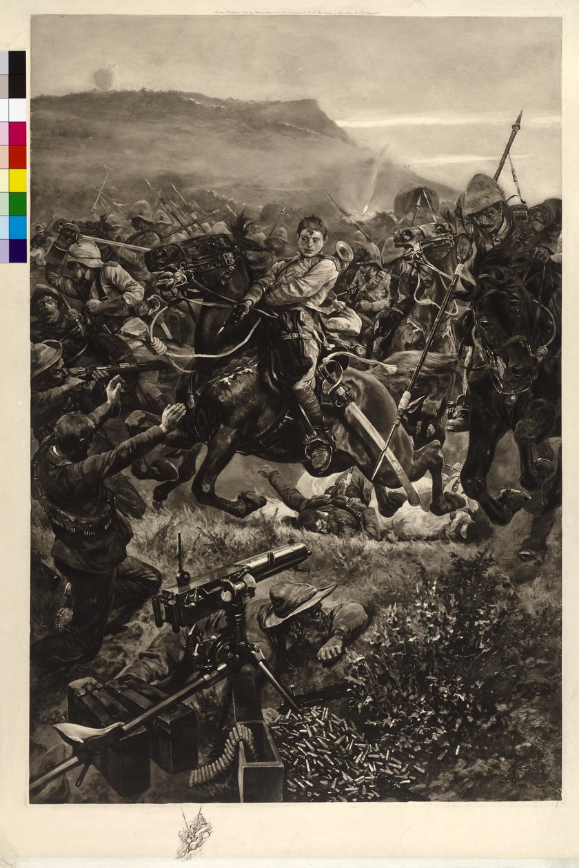 Kavaleriangreb af Richard Caton Woodville
