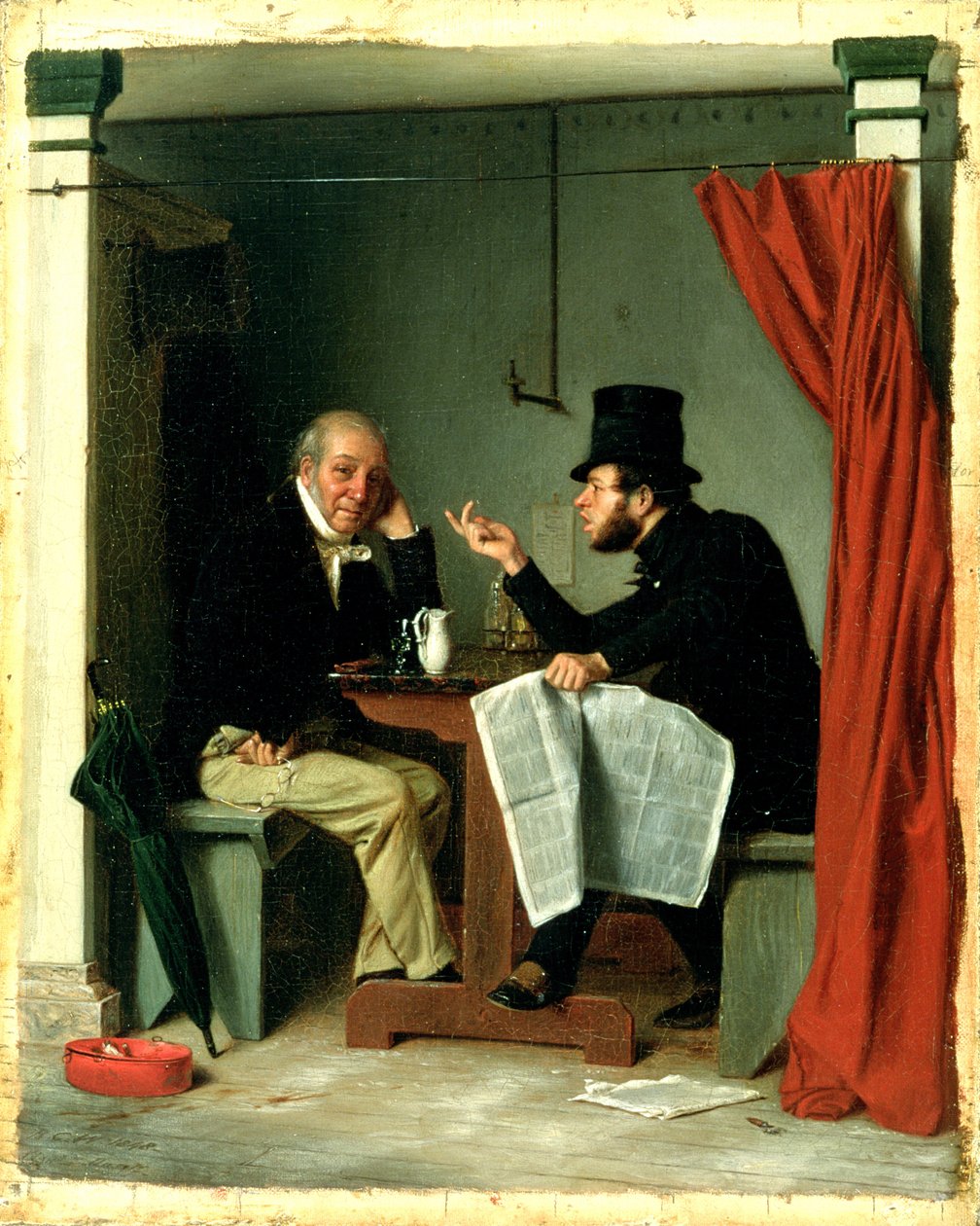 Politik i et østershus af Richard Caton Woodville