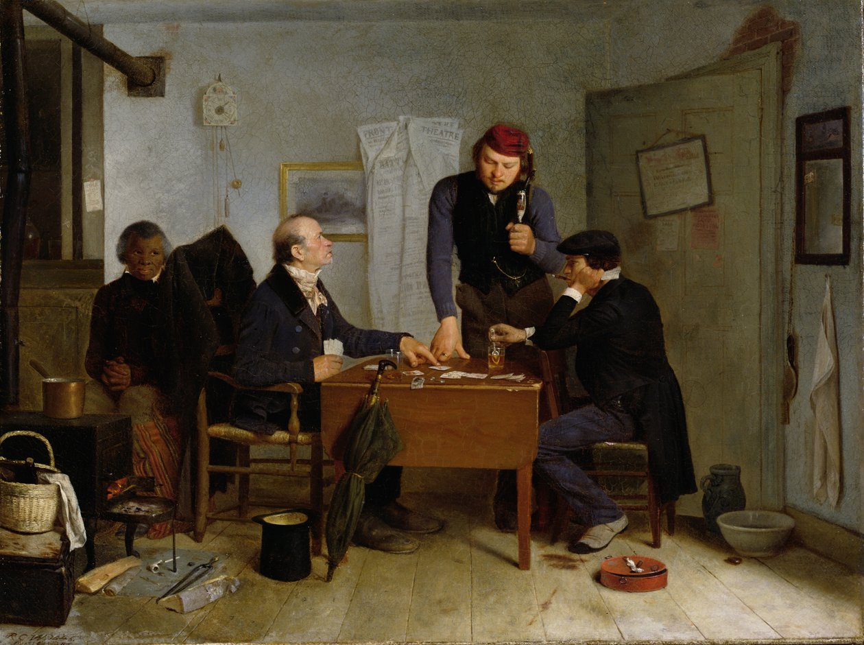 Kortspillerne, 1846 af Richard Caton Woodville