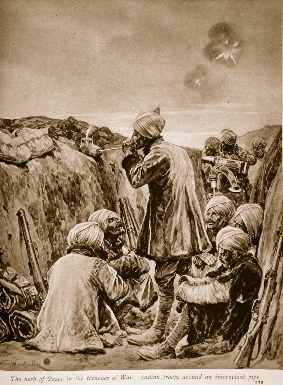 Fredens urt i krigens skyttegrave, 1914-19 af Richard Caton Woodville