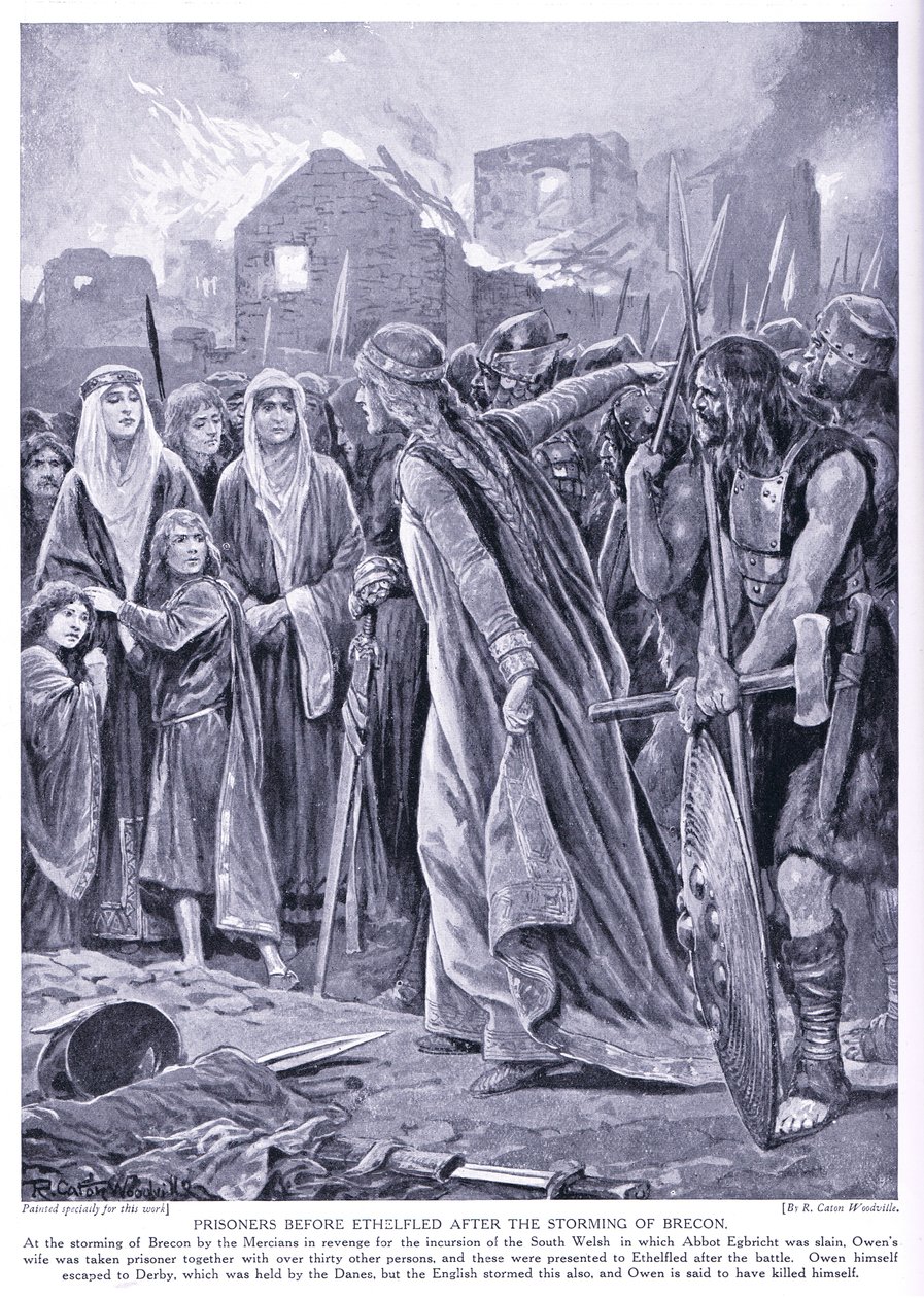 Fanger før dronning Ethelred, 1920