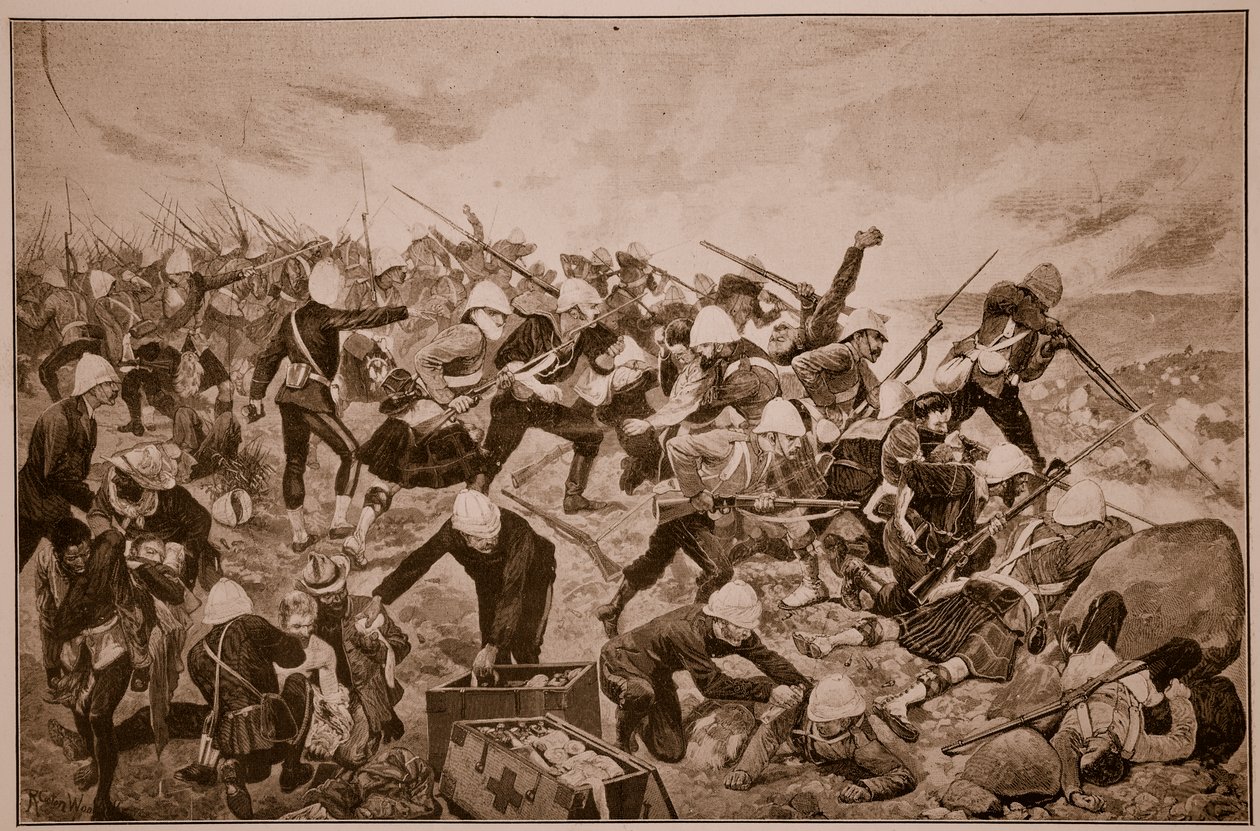 Slaget ved Majuba Hill af Richard Caton Woodville junior