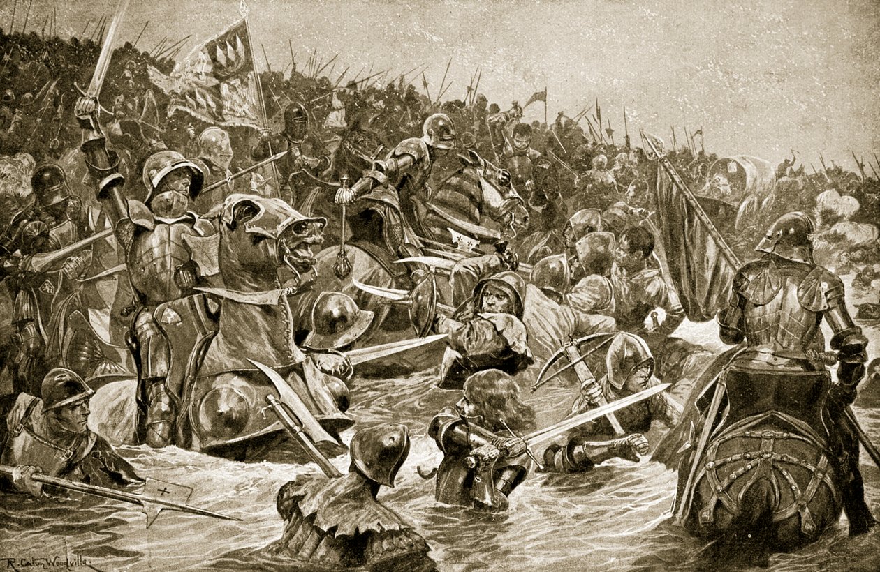 Slaget ved Towton, illustration fra "Hutchinson
