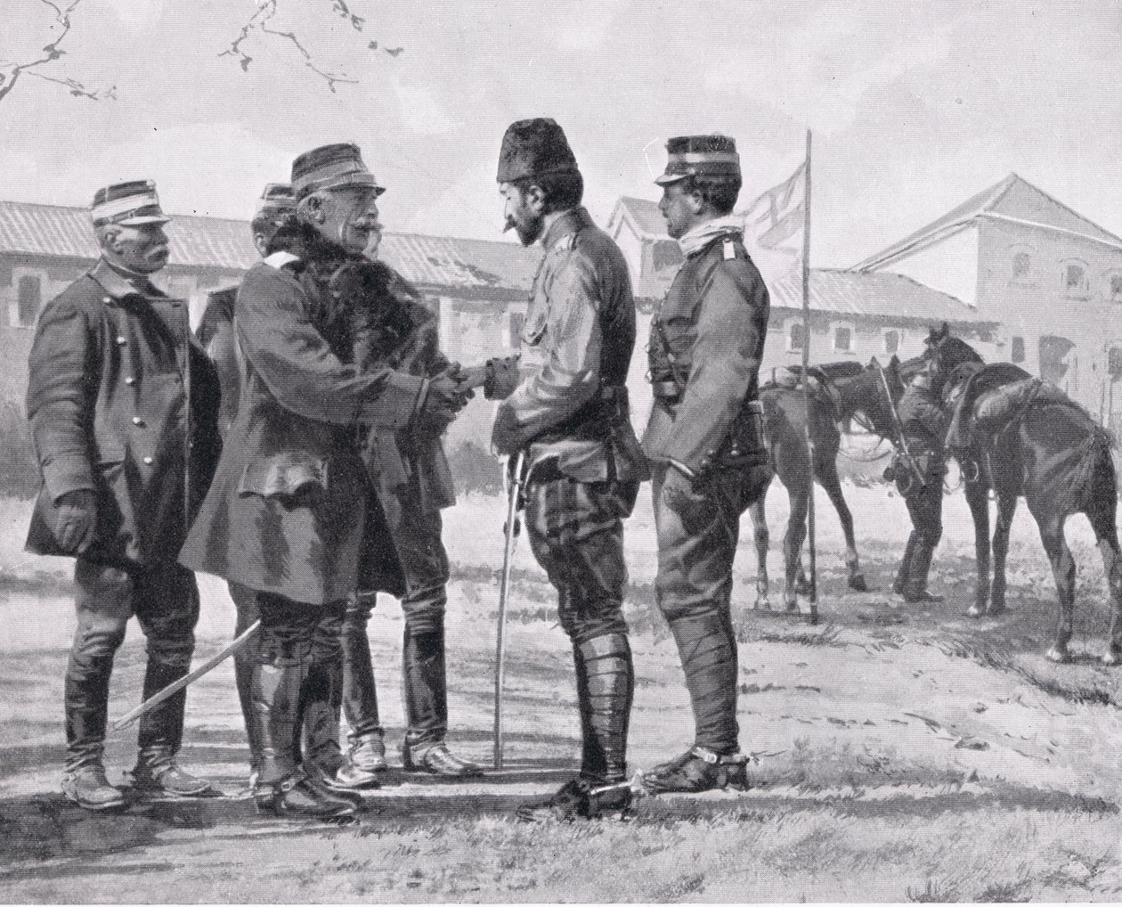 The Surrender of Yanina, illustration fra 
