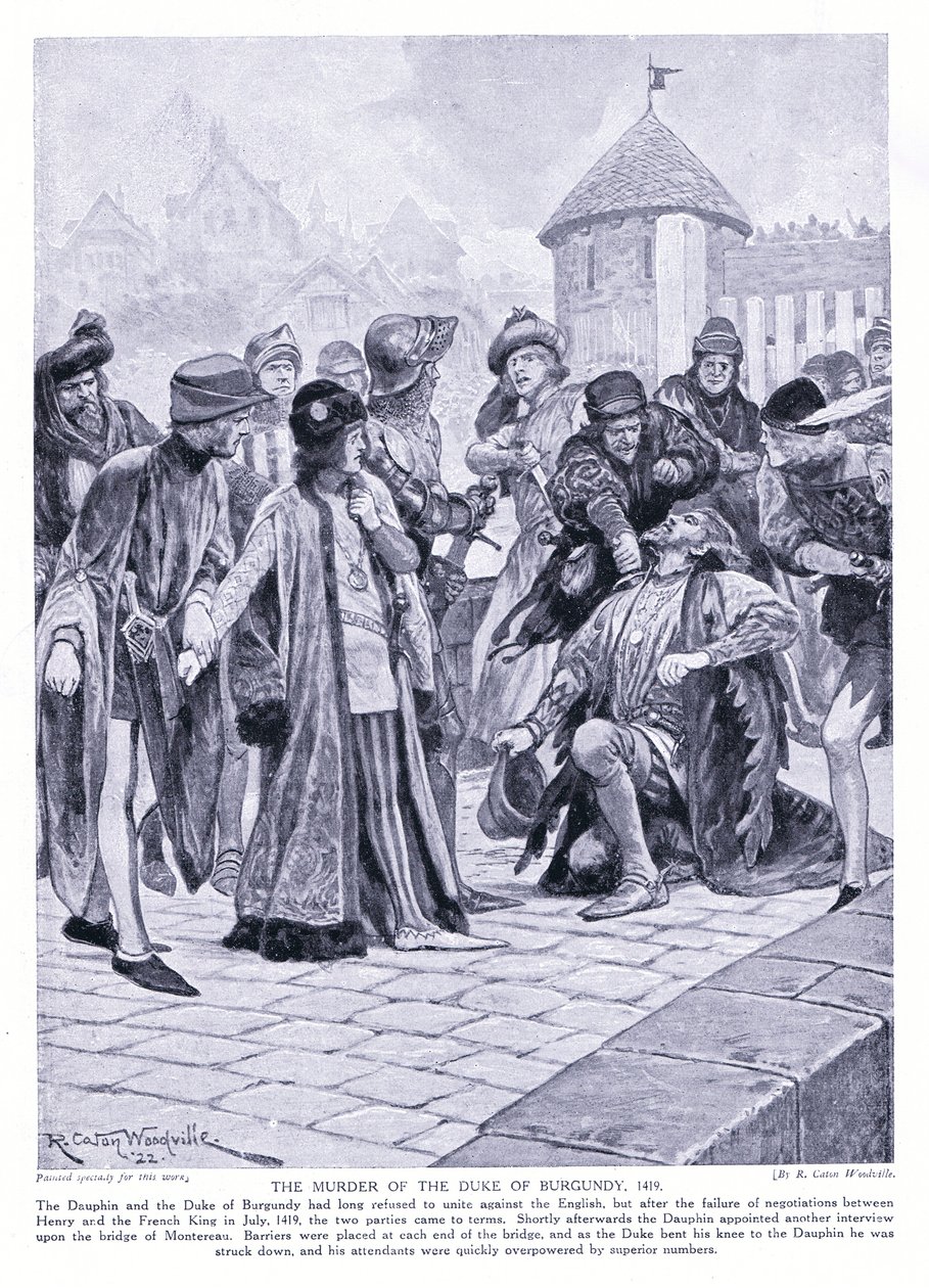 Mordet på hertugen af Bourgogne AD1419, 1920