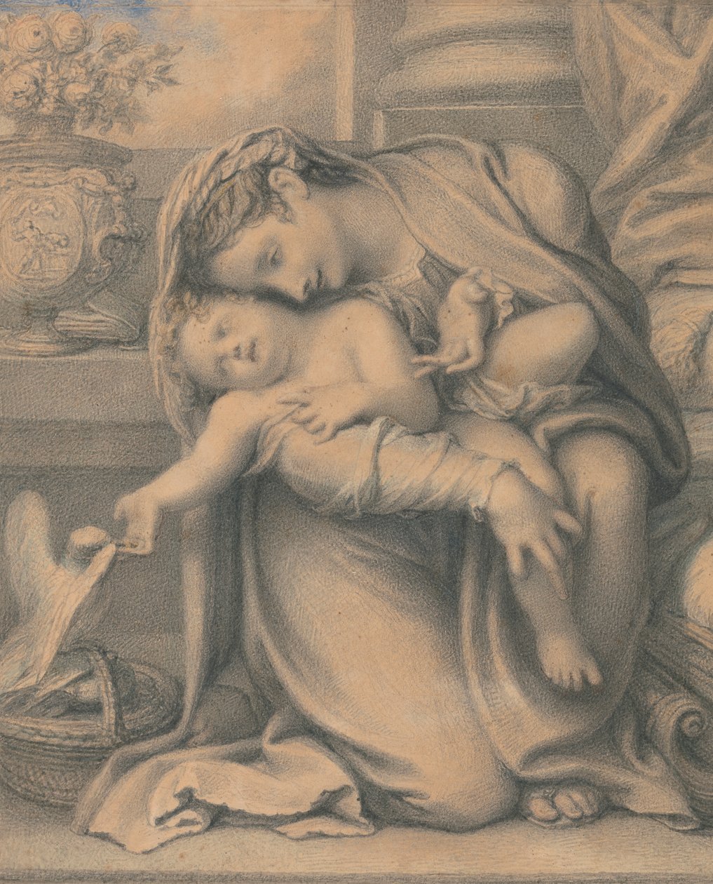 Madonna og barn af Richard Cosway