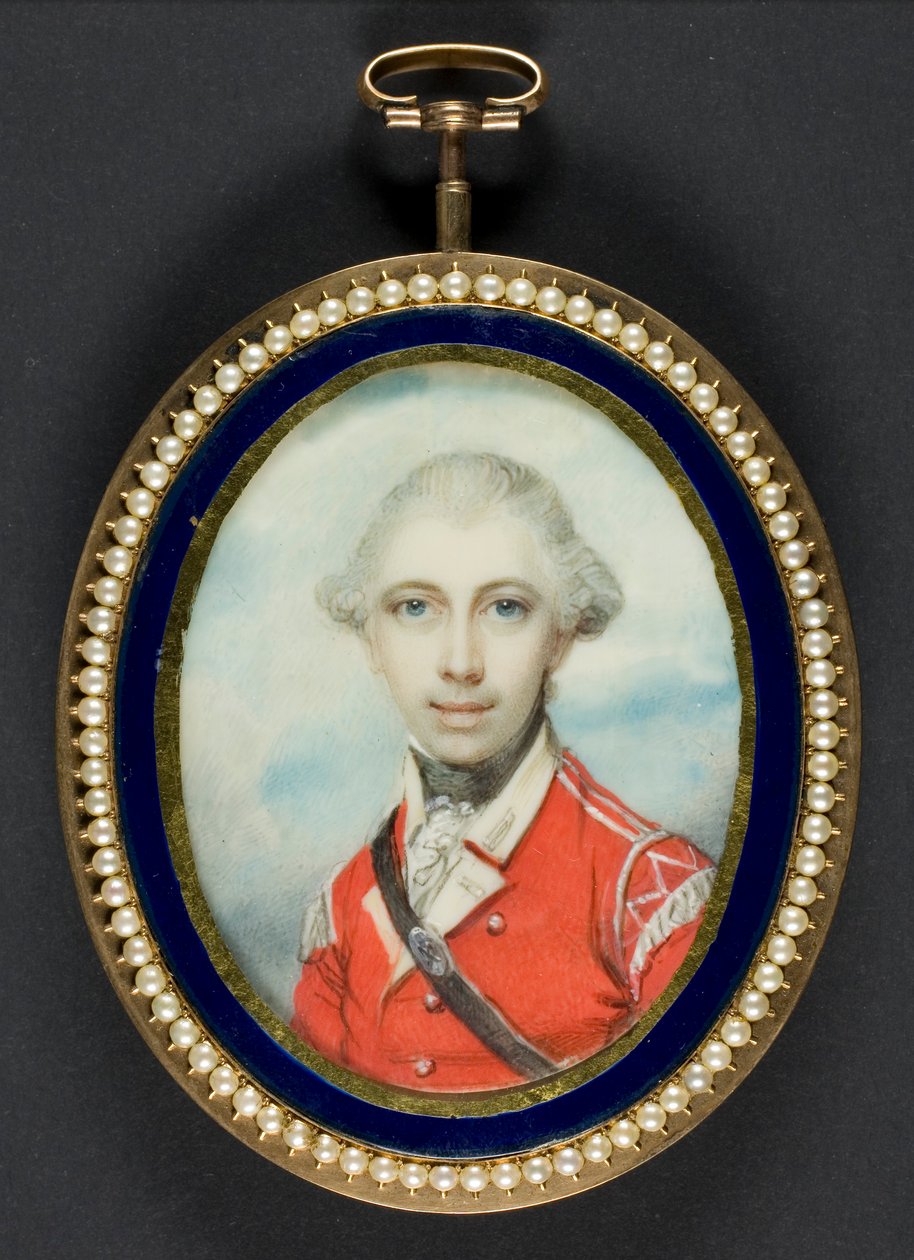 Portræt af en officer af Richard Cosway