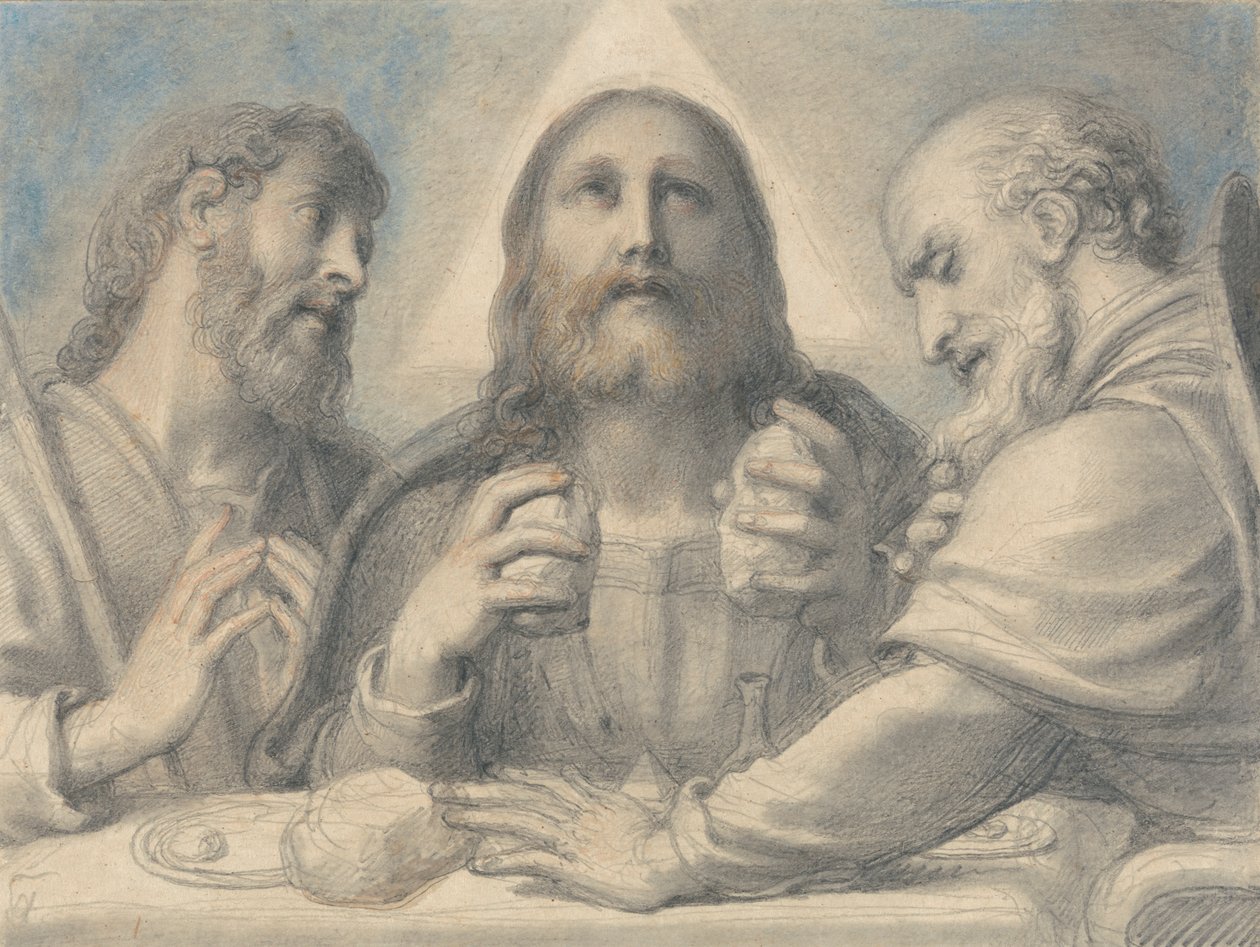 Aftensmad i Emmaus af Richard Cosway