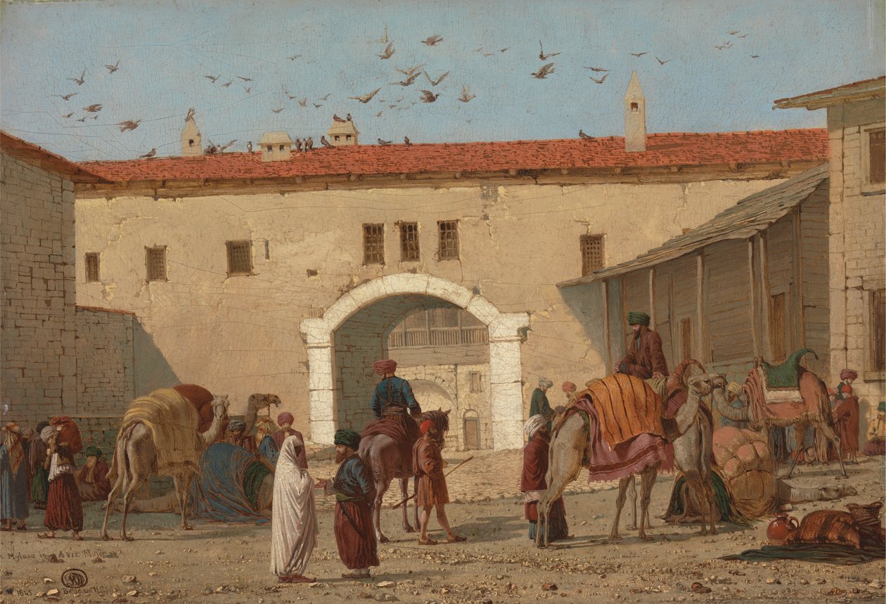 Caravanserai ved Mylasa i Lilleasien af Richard Dadd