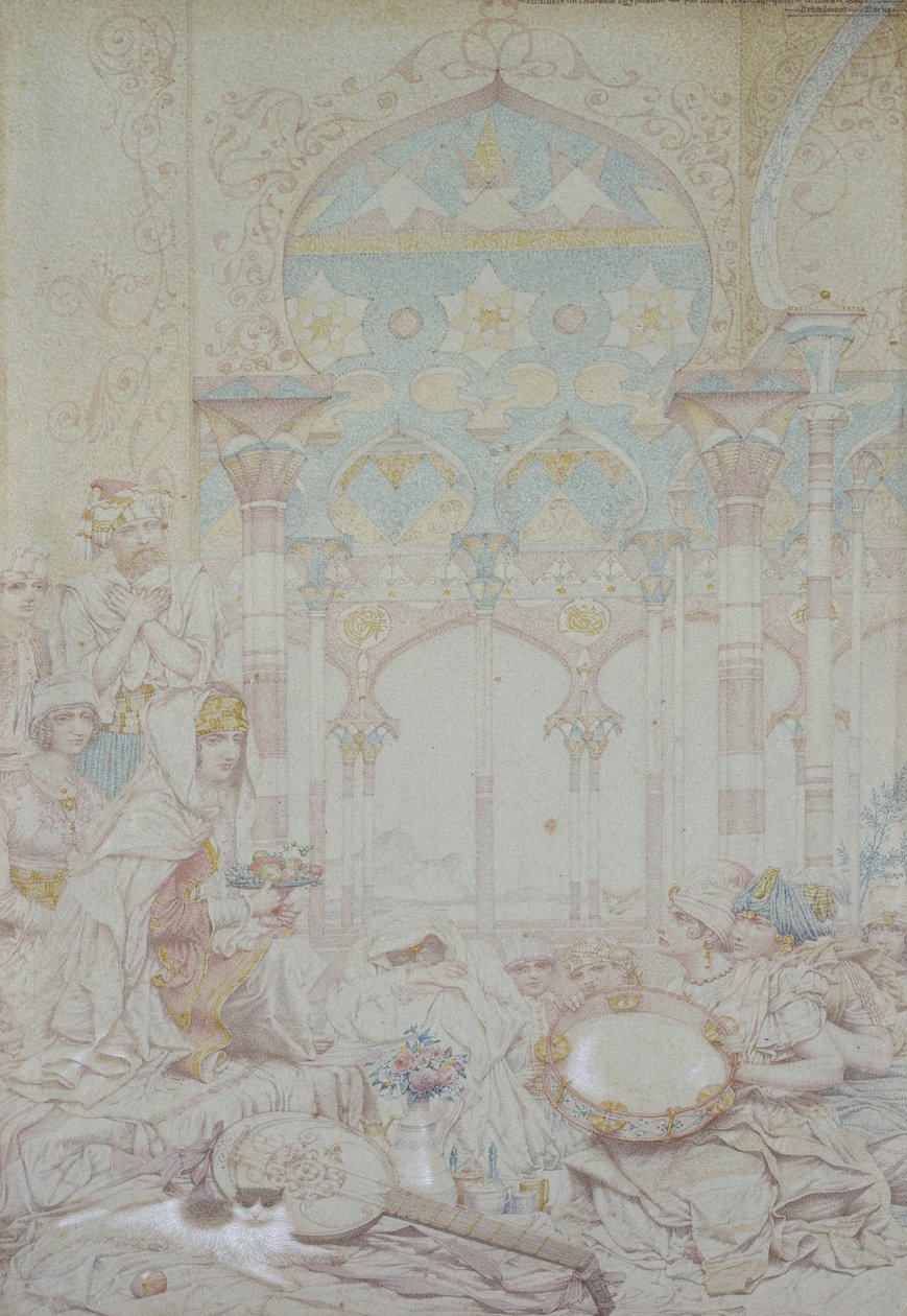 Fantasy i et egyptisk harem, 1865 af Richard Dadd