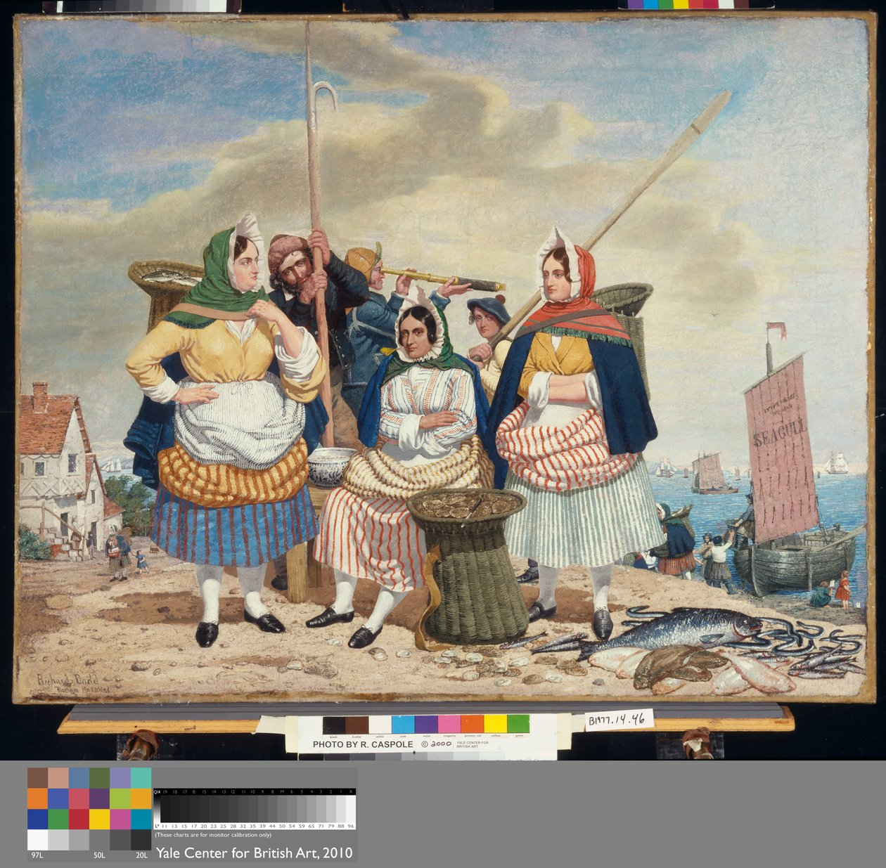 Fiskemarked ved havet af Richard Dadd
