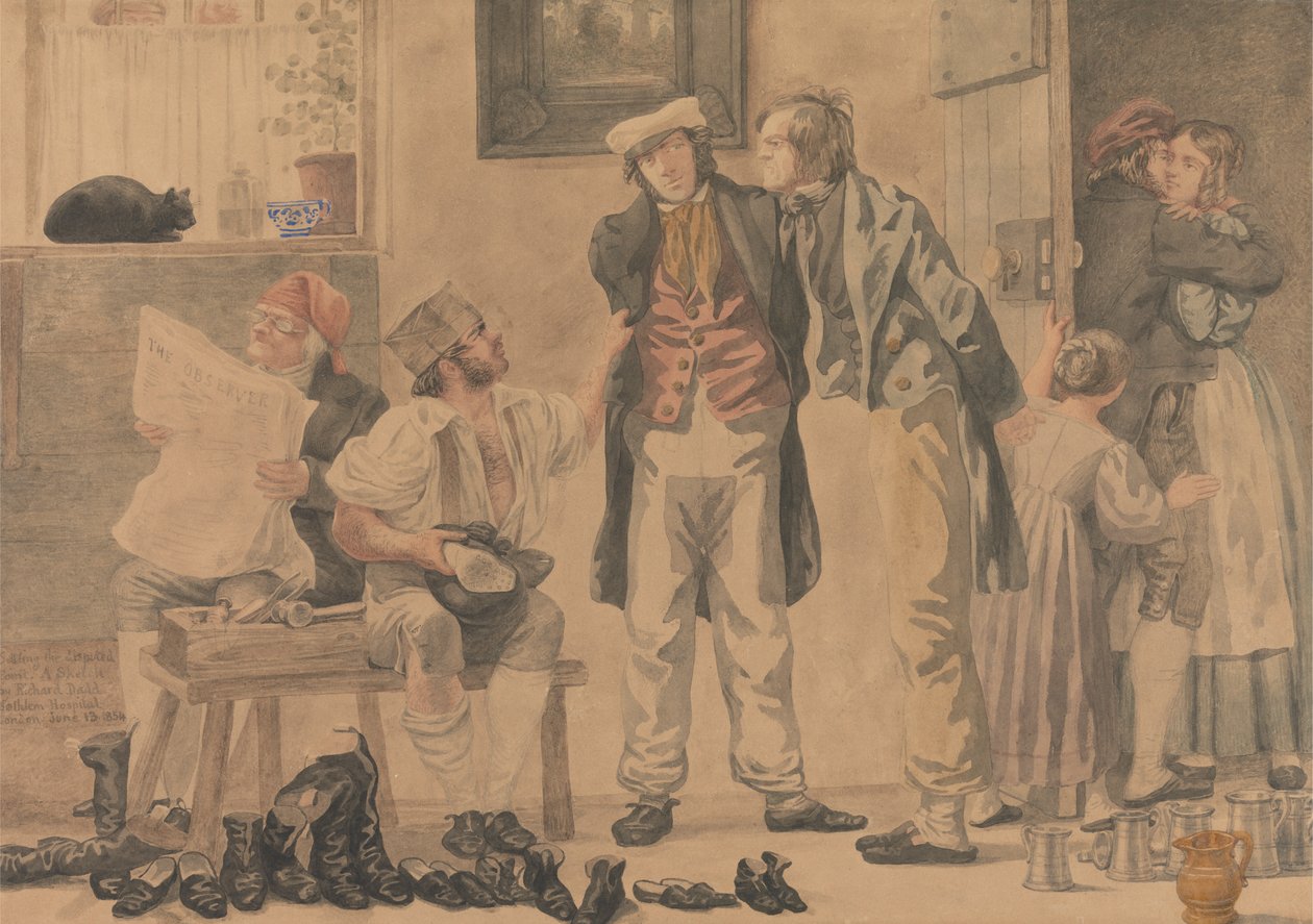 Afklaring af det omstridte punkt af Richard Dadd