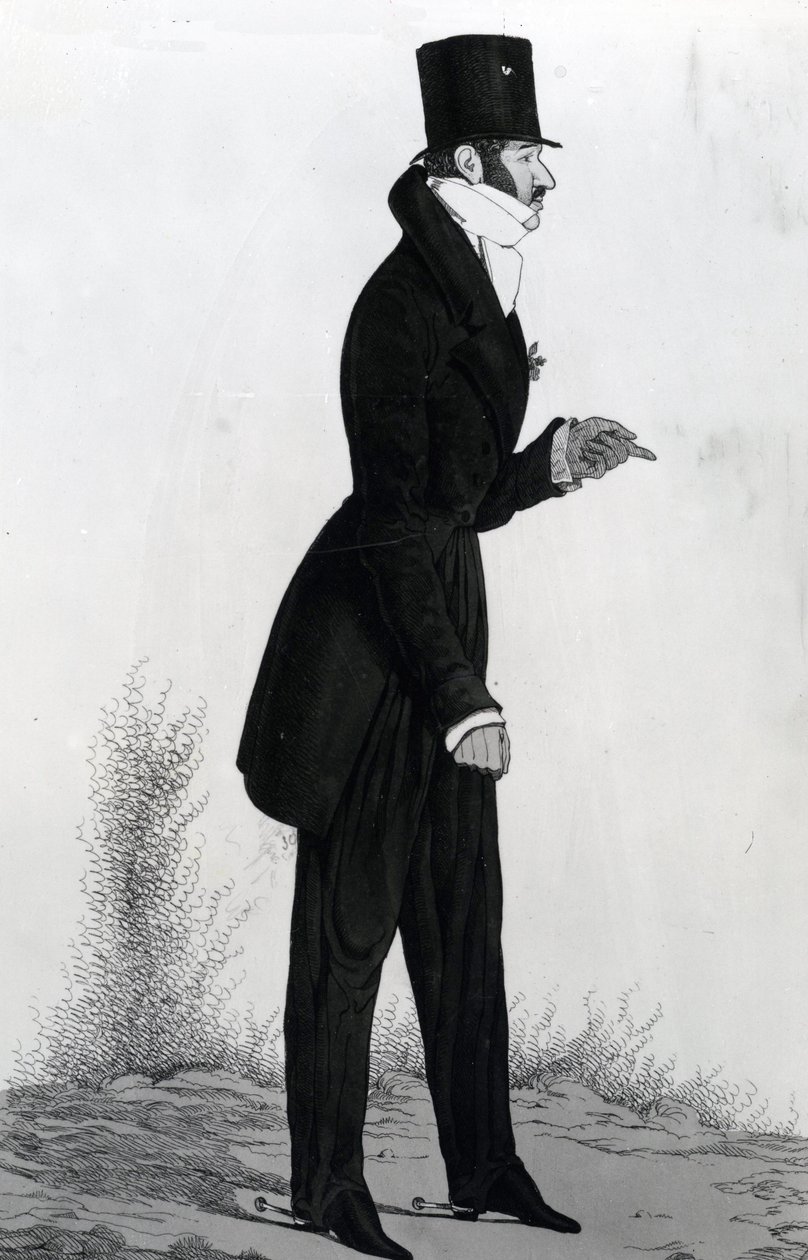 Edward Hughes Ball Hughes, The Golden Ball, 1819 af Richard Dighton