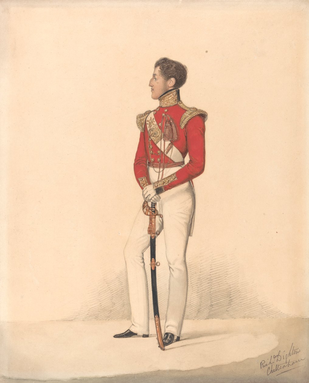 Lord Henry Charles Capel Somerset, 5. lette infanteri - Cheltenham af Richard Dighton