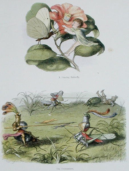 A Dancing Butterfly, and The Tournament, illustrationer fra 