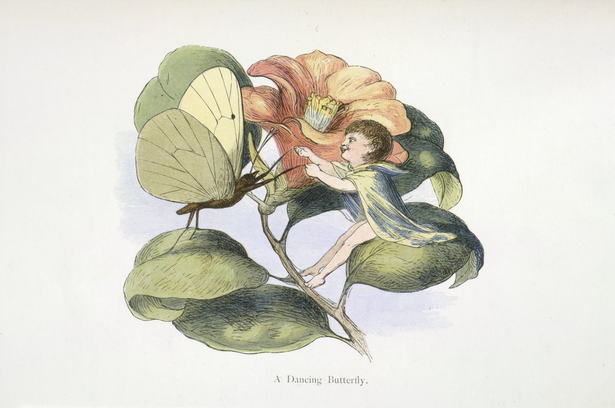 En dansende sommerfugl af Richard Doyle