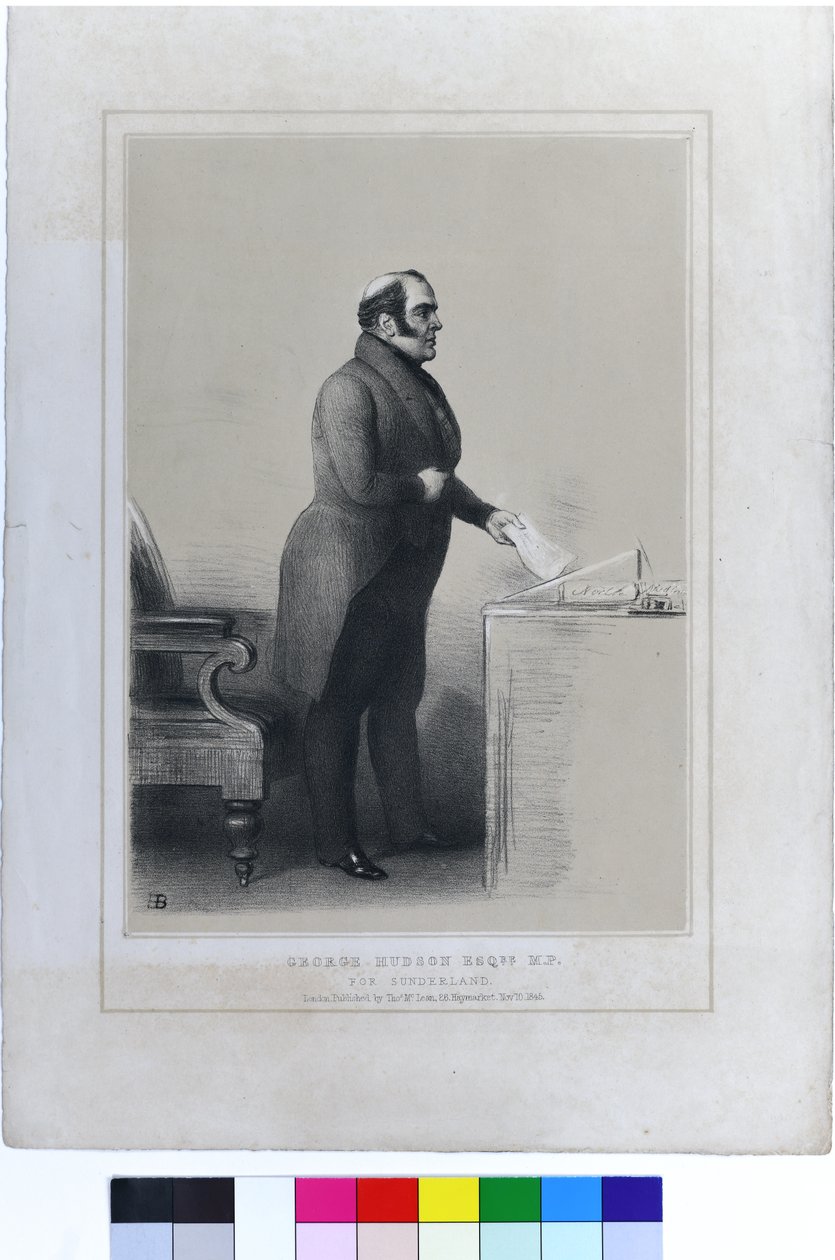 George Hudson Esqre. Folketingsmedlem for Sunderland af Richard Doyle