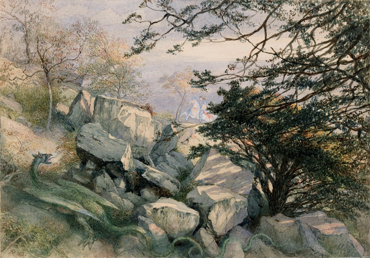 Dragen fra Wantley af Richard Doyle