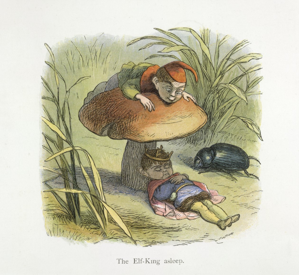 Elver-kongen sover af Richard Doyle