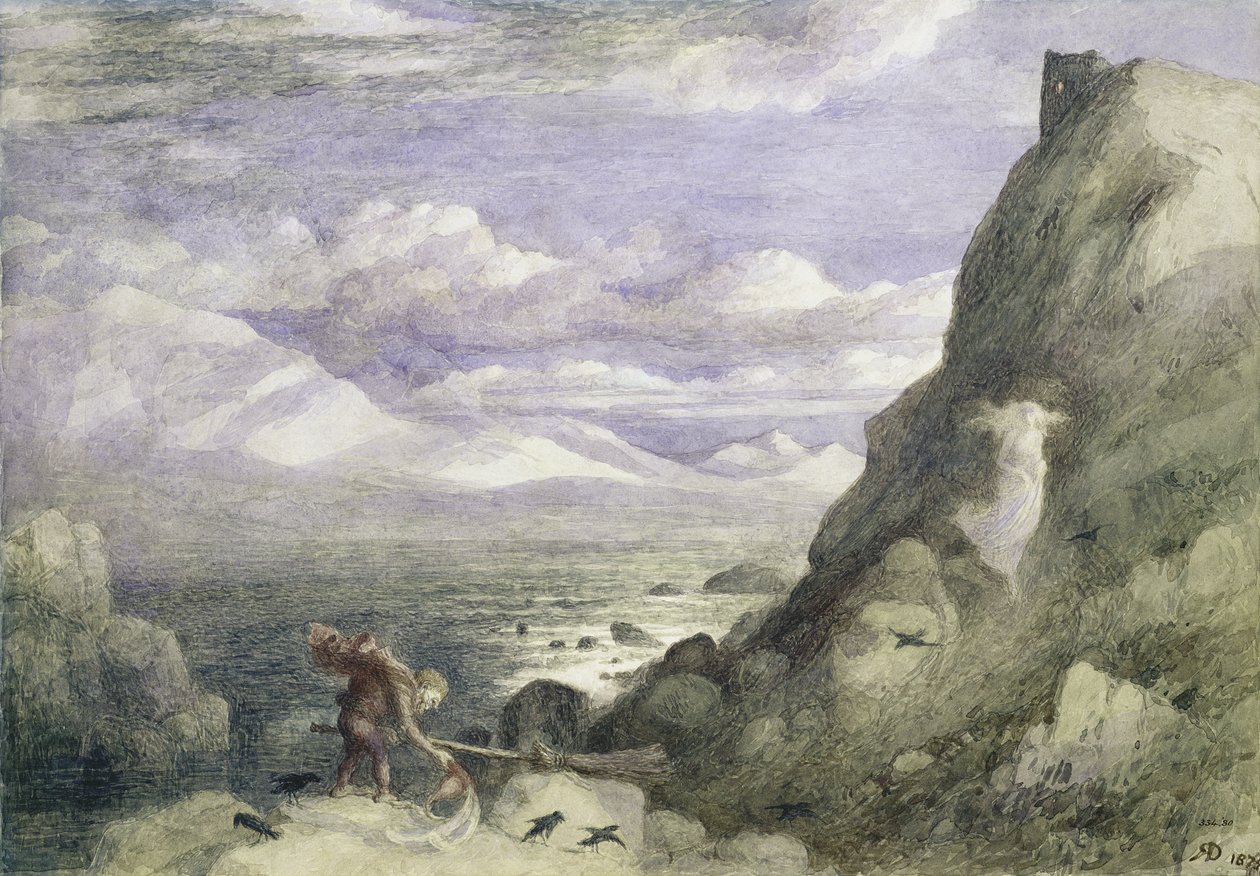 Heksenes hjem, 1875 af Richard Doyle