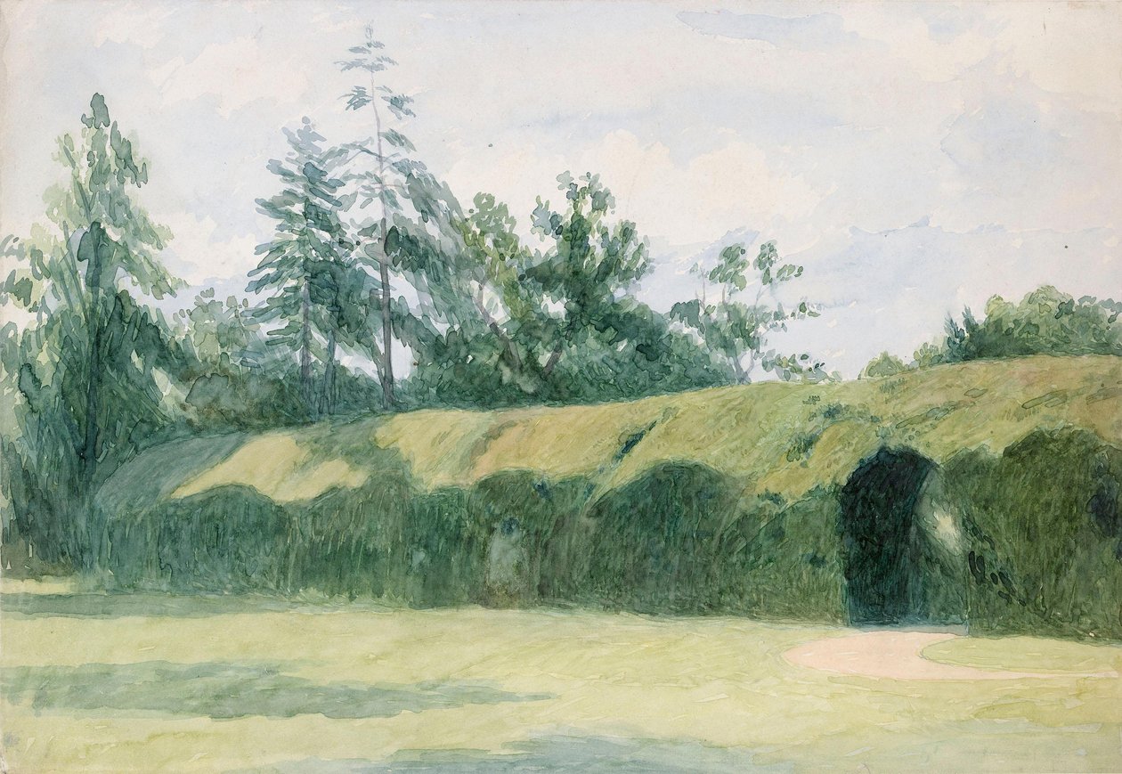 Taksparterret ved Headfort House, County Meath af Richard Doyle