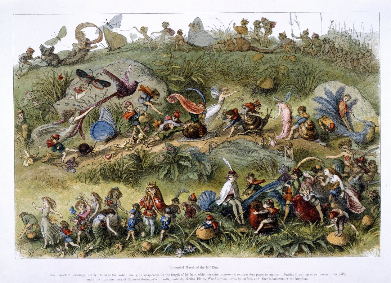 Elverkongens triumfmarch af Richard Doyle