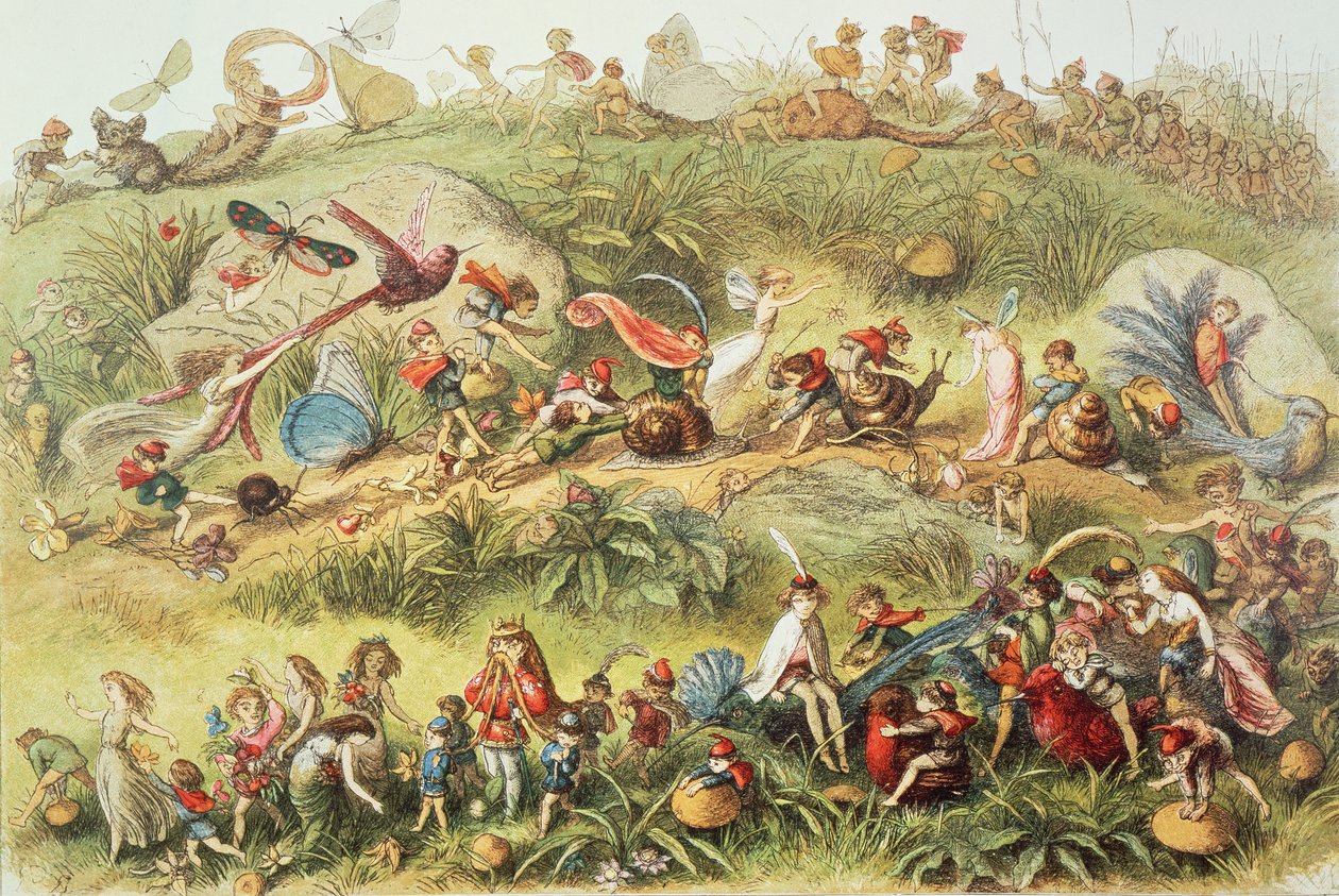 Elverkongens triumfmarch af Richard Doyle