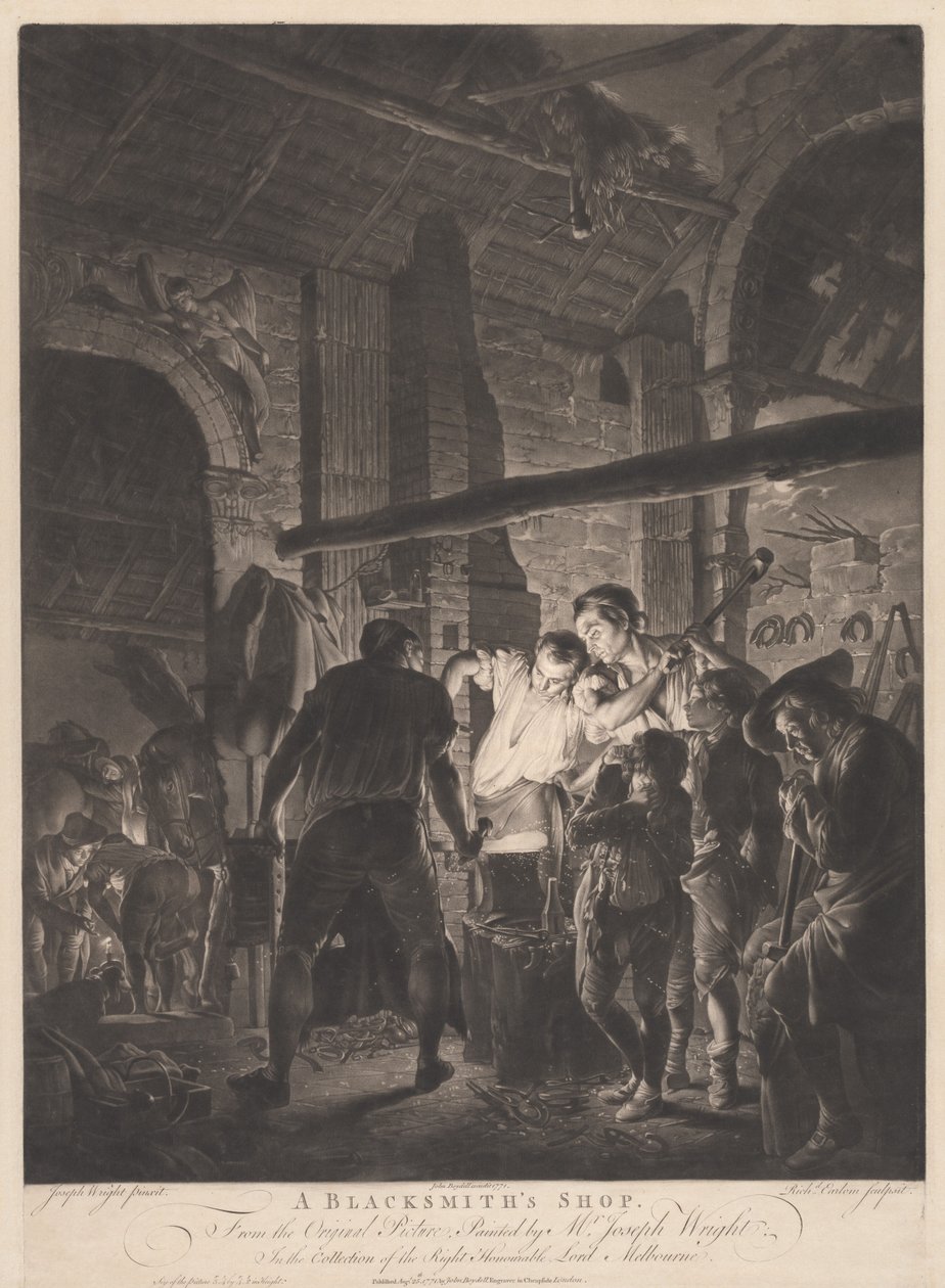 En smedje af Richard Earlom