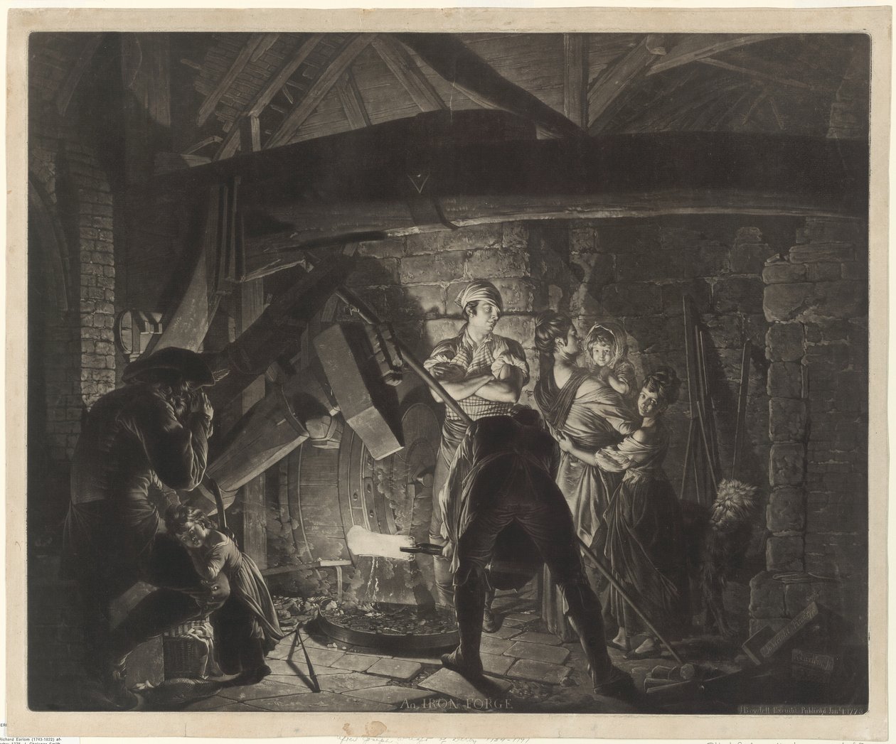 En jernsmedje af Richard Earlom